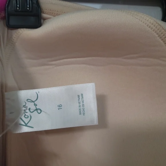 Kona Sol Pink One-Piece Swimsuit - Picture 6 of 7